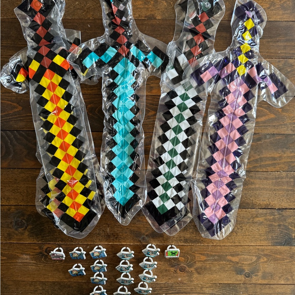 Minecraft Party Inflatable Swords